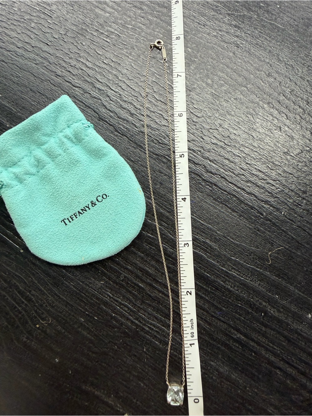 Tiffany & Co. Prasiolite Sparkler Silver Necklace